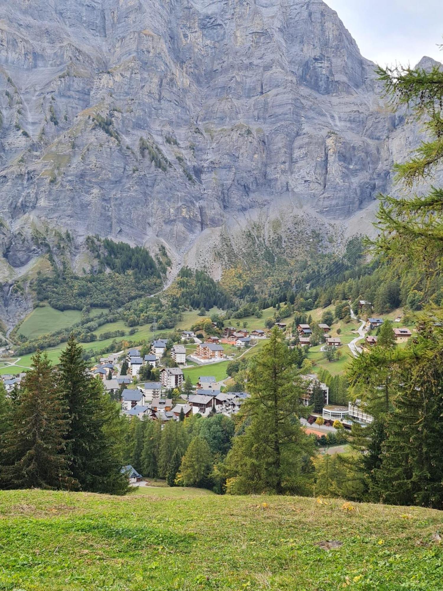 Ferienwohnung Lucky Fox Leukerbad Exterior foto